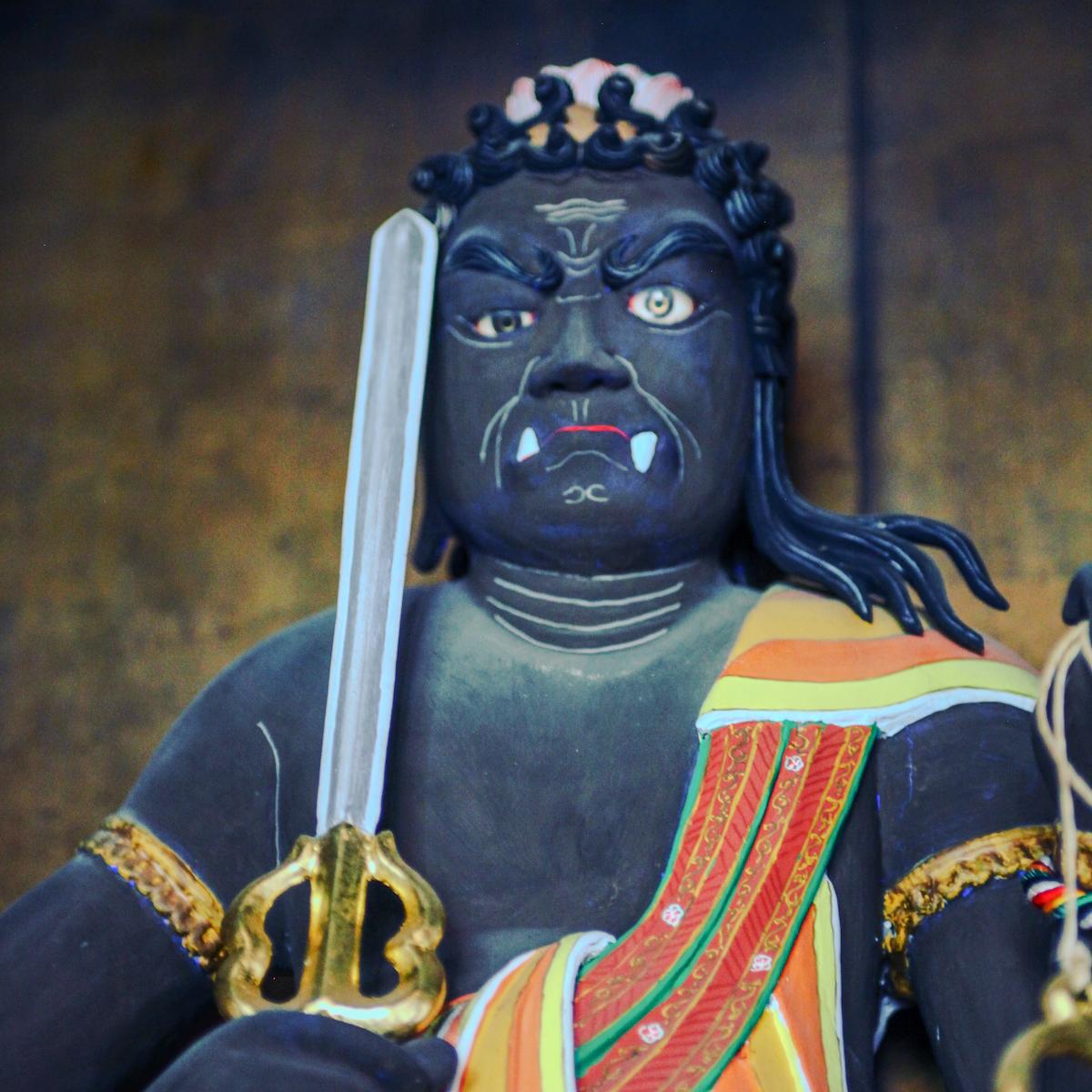 平等寺的不動明王