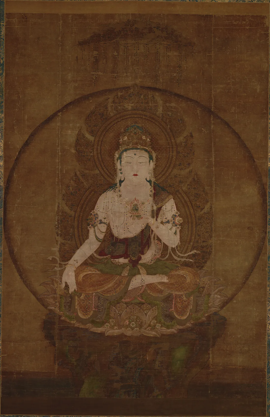 虚空蔵菩薩(絹本著色虚空蔵菩薩像(国宝))