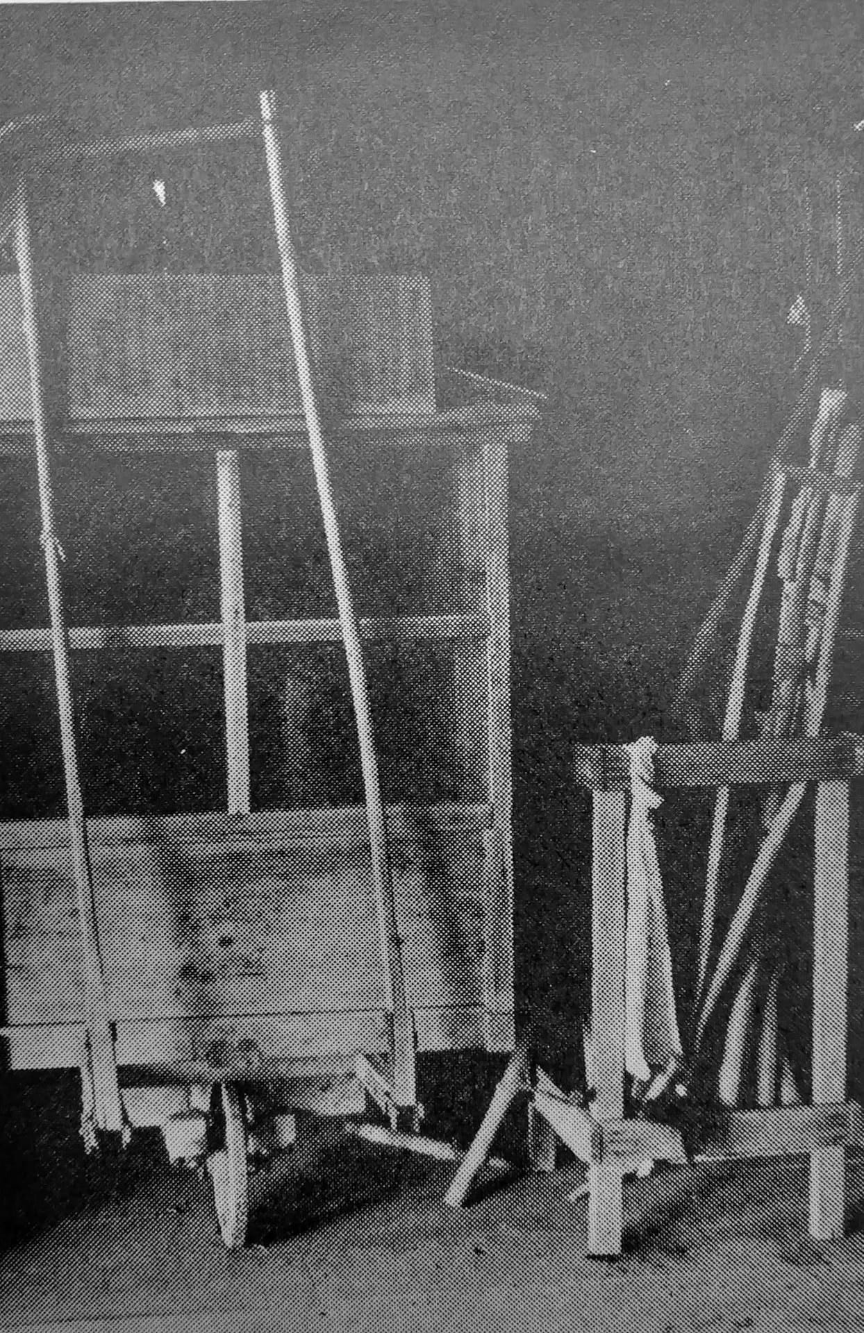 The hakoguruma when it still had its wheels