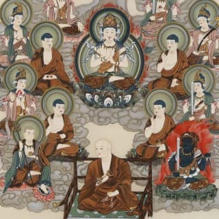 十三仏と弘法大師の中心部分