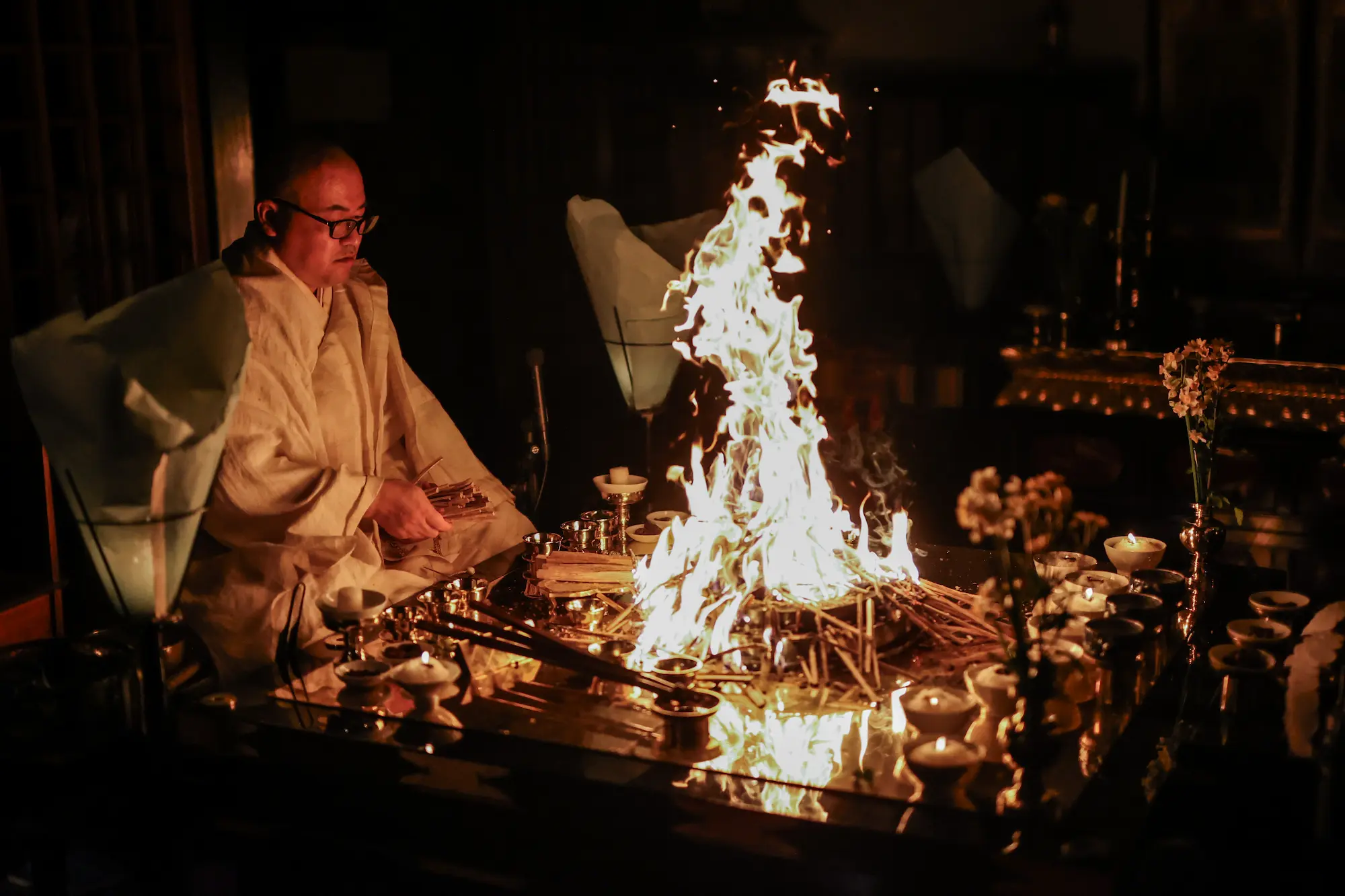 近距离的护摩祈祷