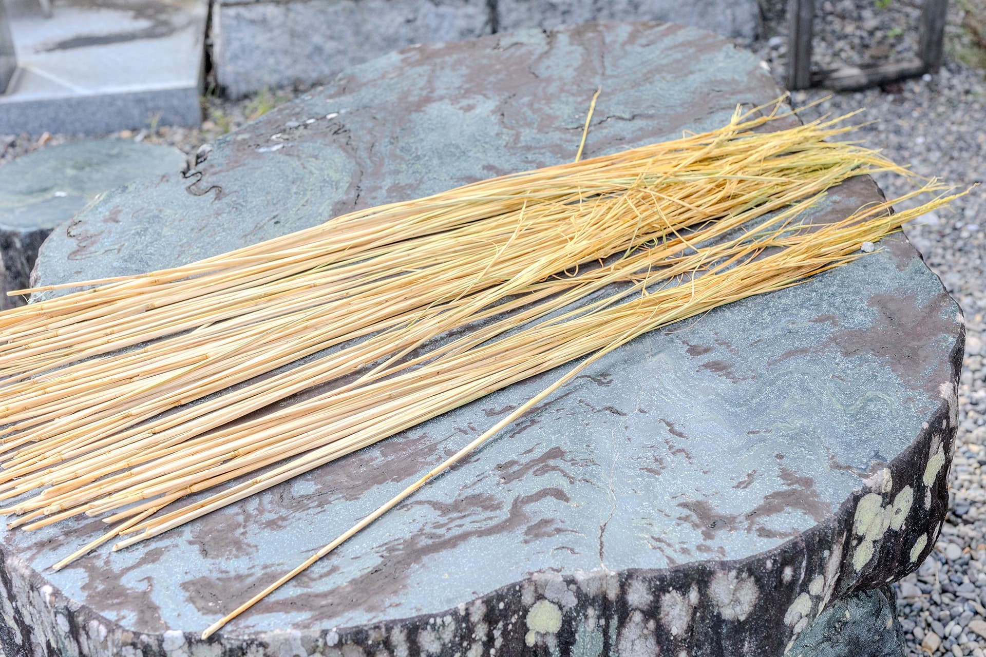 処理されたワラ