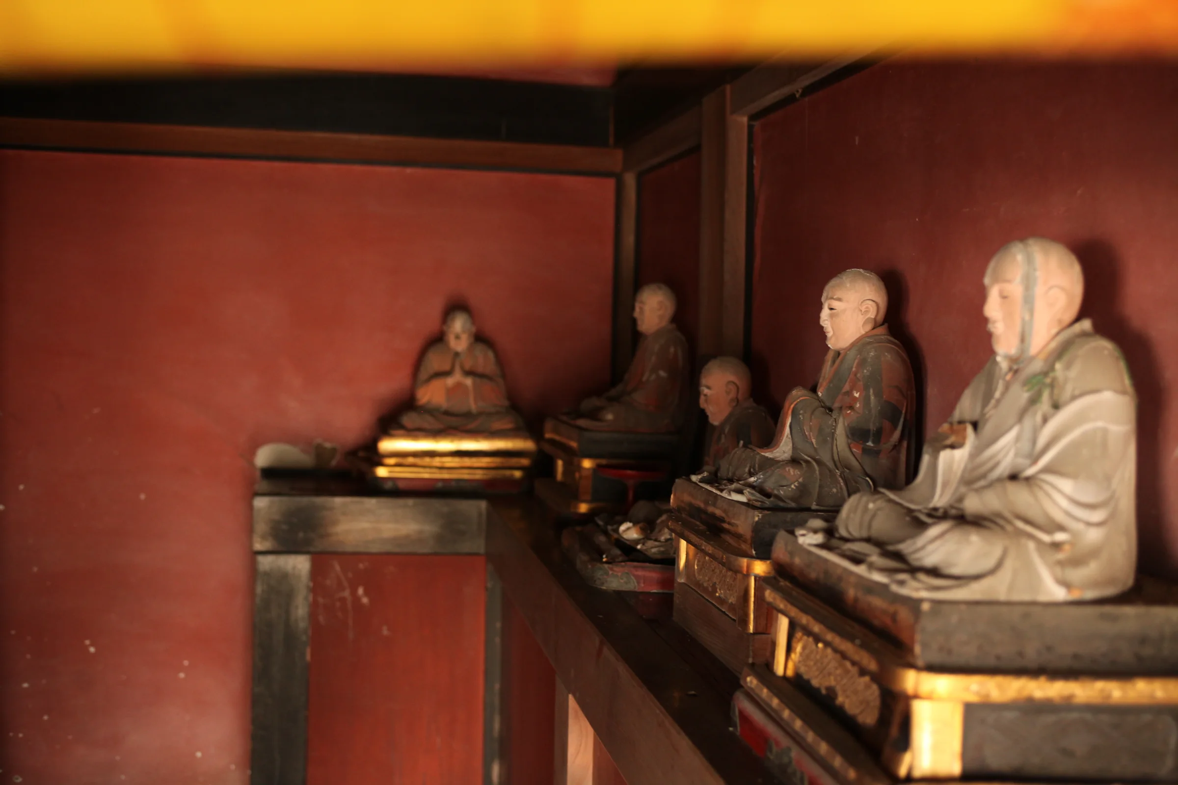 大师堂 十大弟子像 修复