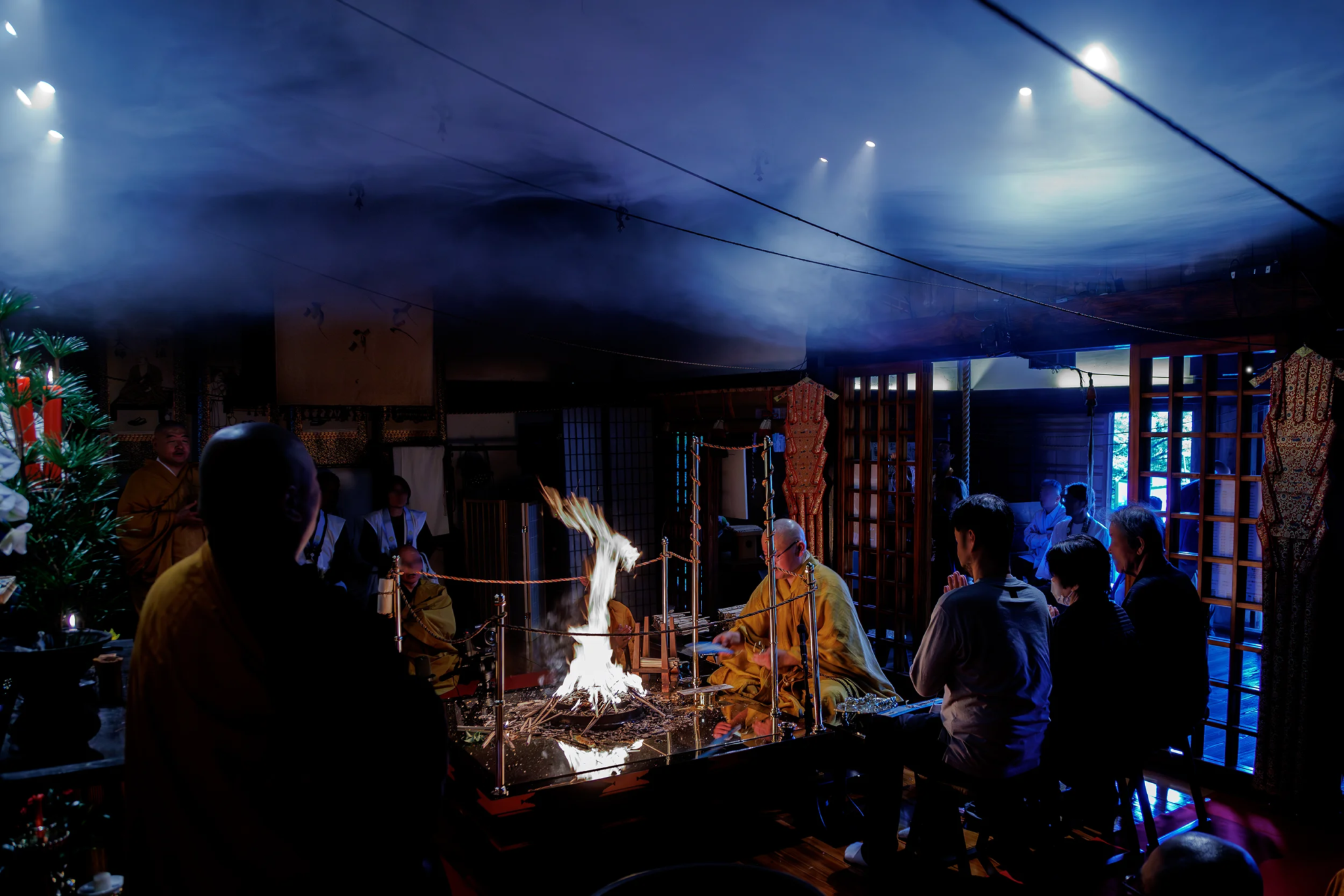 Goma fire of the 8,000-stick rite